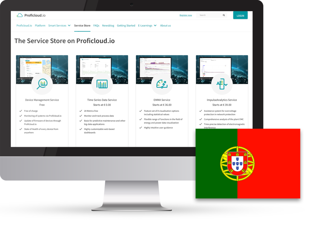 Portugal is now available in the Service Store on Proficloud.io