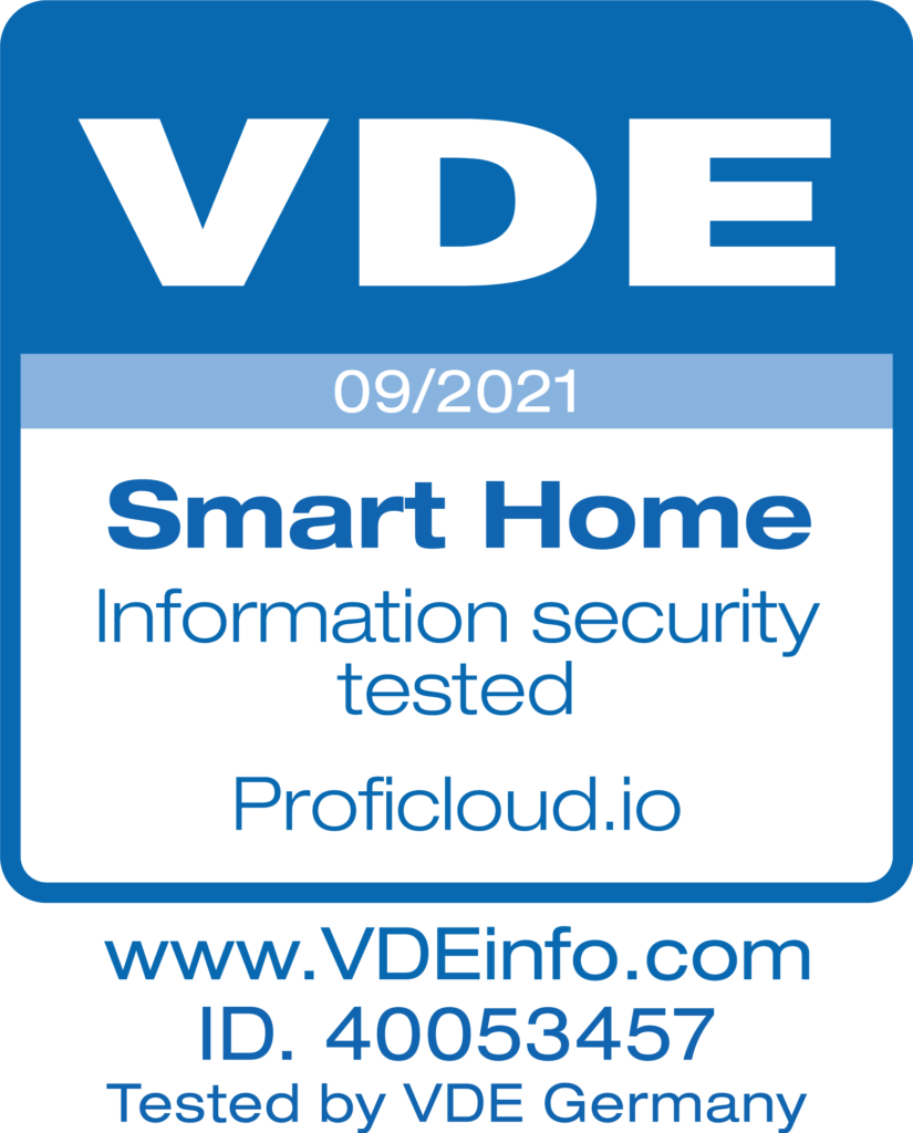 Proficloud.io ist zertifiziert von dem VDE Institut